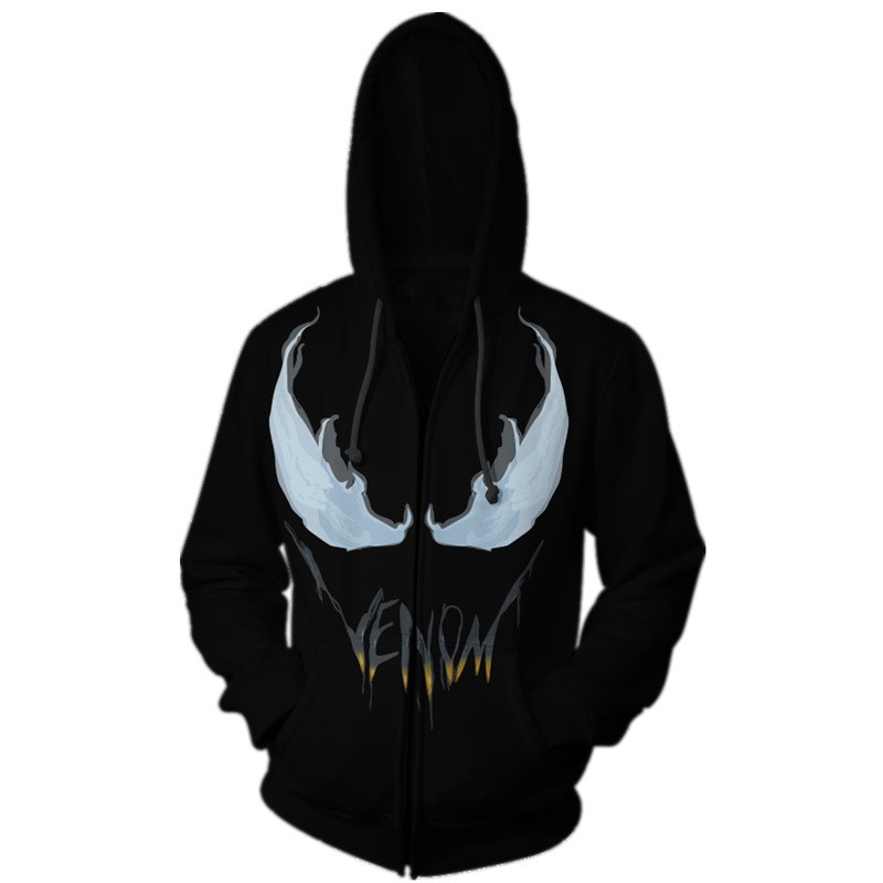 New popular Marvel movie venom 3D Printed Hoodies Men Women