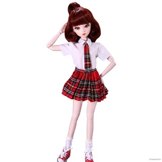 Science puzzle Lifelike Fashion Girl 1/3 Bjd Doll Full Set 60cm