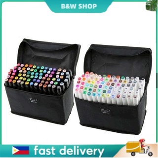 Set of two-sided markers touch lecai (80 colors) - AliExpress