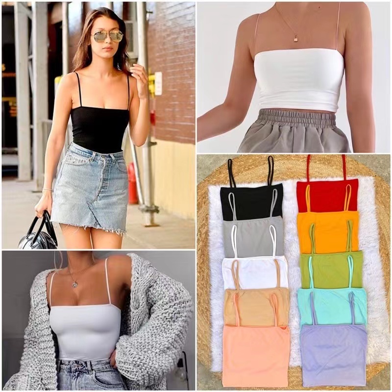 ZARA STRAPPY CROP TOP TRF Shopee Philippines