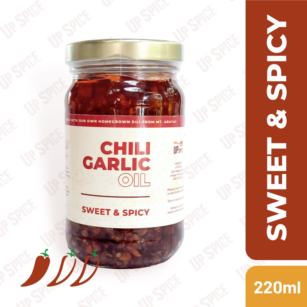 UPSPICE Chili Garlic Oil 220ml / 8oz Shopee Philippines