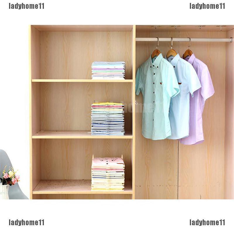 SH 1pc Household Anti wrinkle Storage Rack T shirt Neat Clothes Folding Board HO