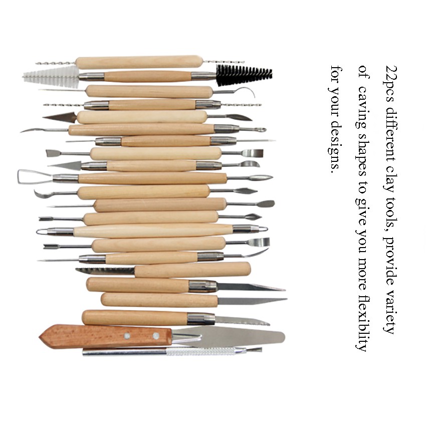 27Pcs Polymer Clay Tools Modeling Clay Sculpting Tools Set for