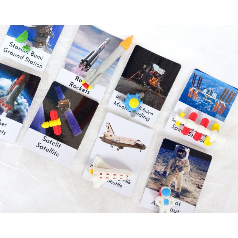 Space Figure with Flashcard | Shopee Philippines