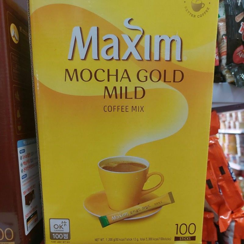 Maxim/Maxwell Coffee 100 sticks Original/Mocha/White/Arabica/Supreme