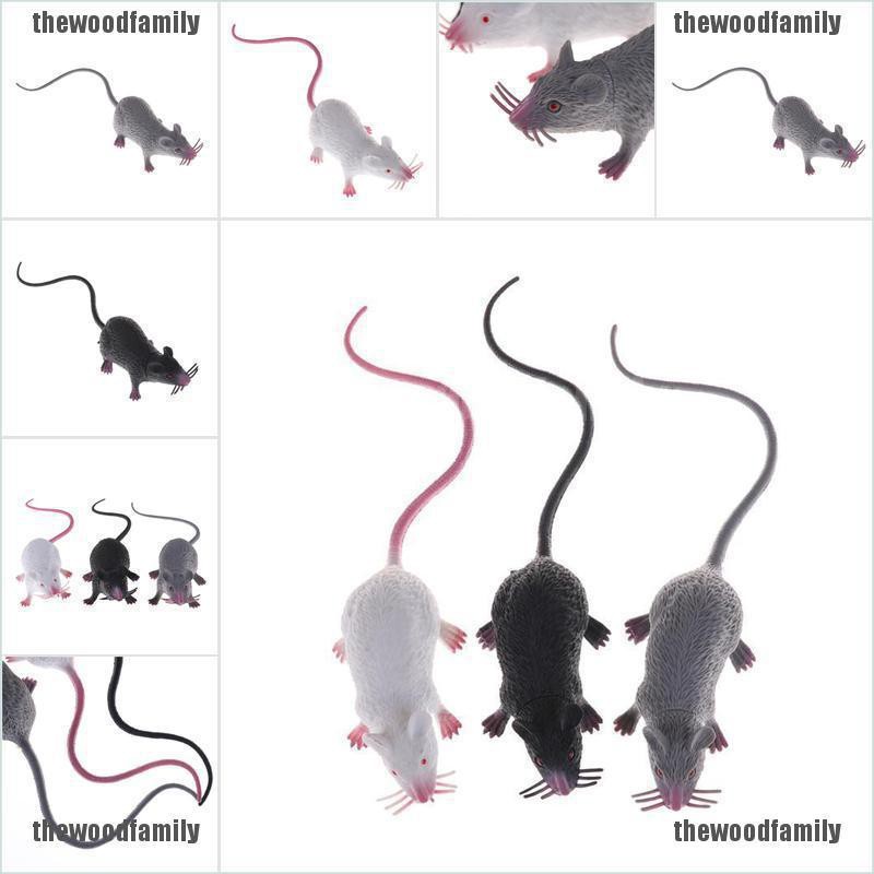 [thewood]Lumi Party Plastic Rats Mouse Model Trick Toys Halloween Decor ...