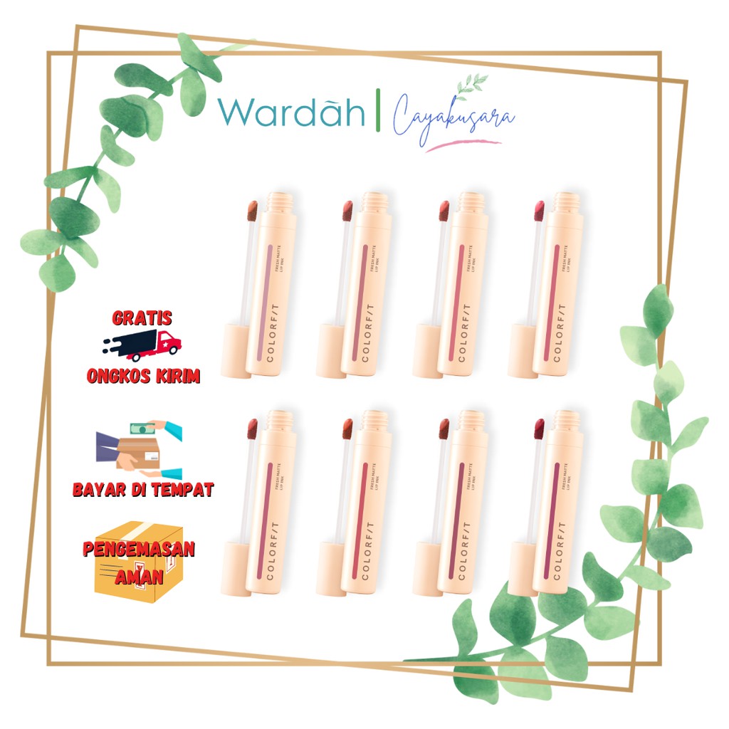 WARDAH Colorfit Lip Ink Serum Infused 4g - Lip Cream | Shopee Philippines