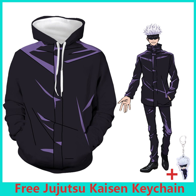 Jujutsu Kaisen Yuji Itadori Gojo Satoru Cosplay Hoodie 3d Printed