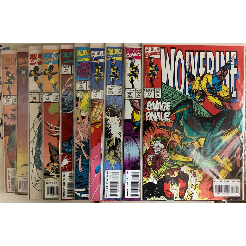 Marvel Comics: 1988 - Wolverine Vol.2 #1 to 89 | Shopee Philippines