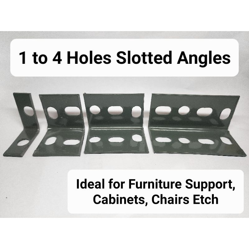 1 to 4 Holes Slotted Angles Bar Shopee Philippines