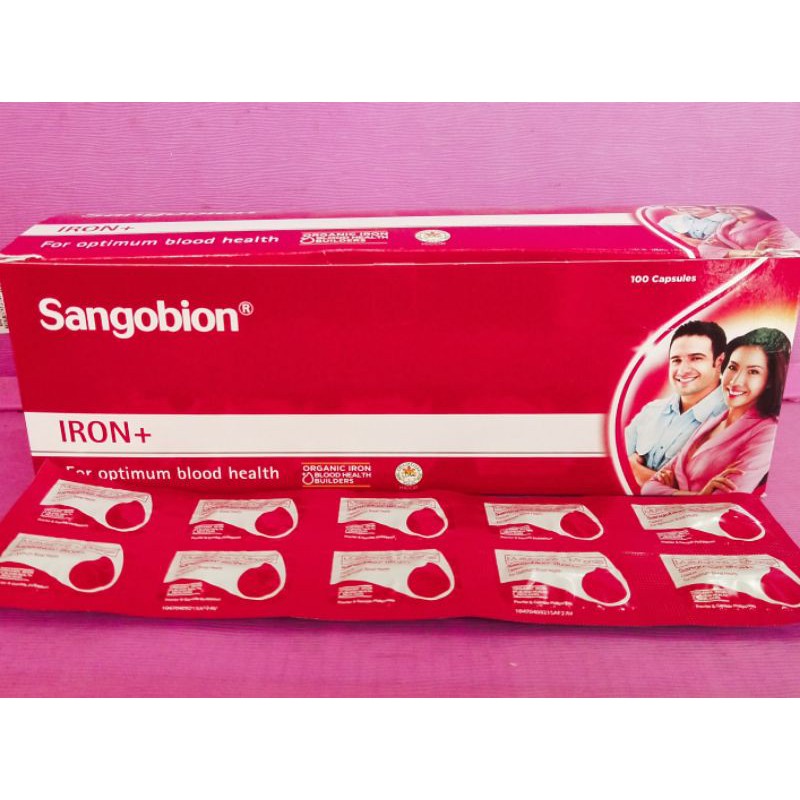 Sangobion Iron+ capsule (10's capsules) Shopee Philippines