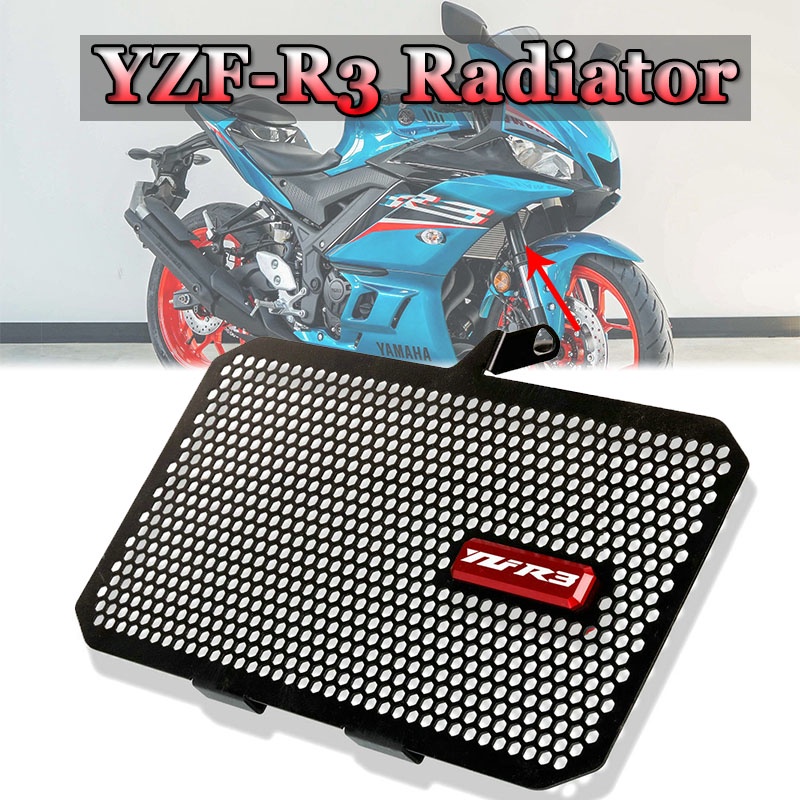 Motorcycle Accessories R3 r25 CNC Radiator Cover Radiator Grille Guard ...