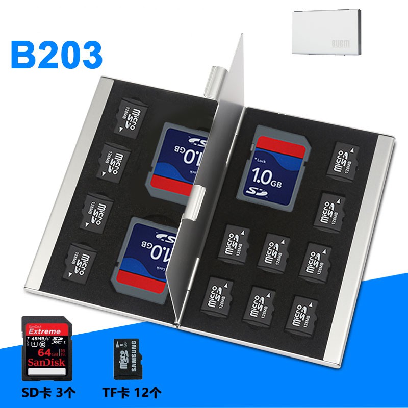 SD Card Case 10Pcs Transparent SD Card Storage Case