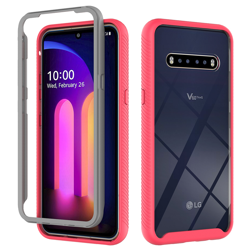 Crystal Armor Custodia Trasparente Per LG Q60 E LG K50 – Retro Rigido In PC, Bordi Morbidi In TPU, Angoli Rinforzati Anti-shock, Sottile E Precisa. - 3