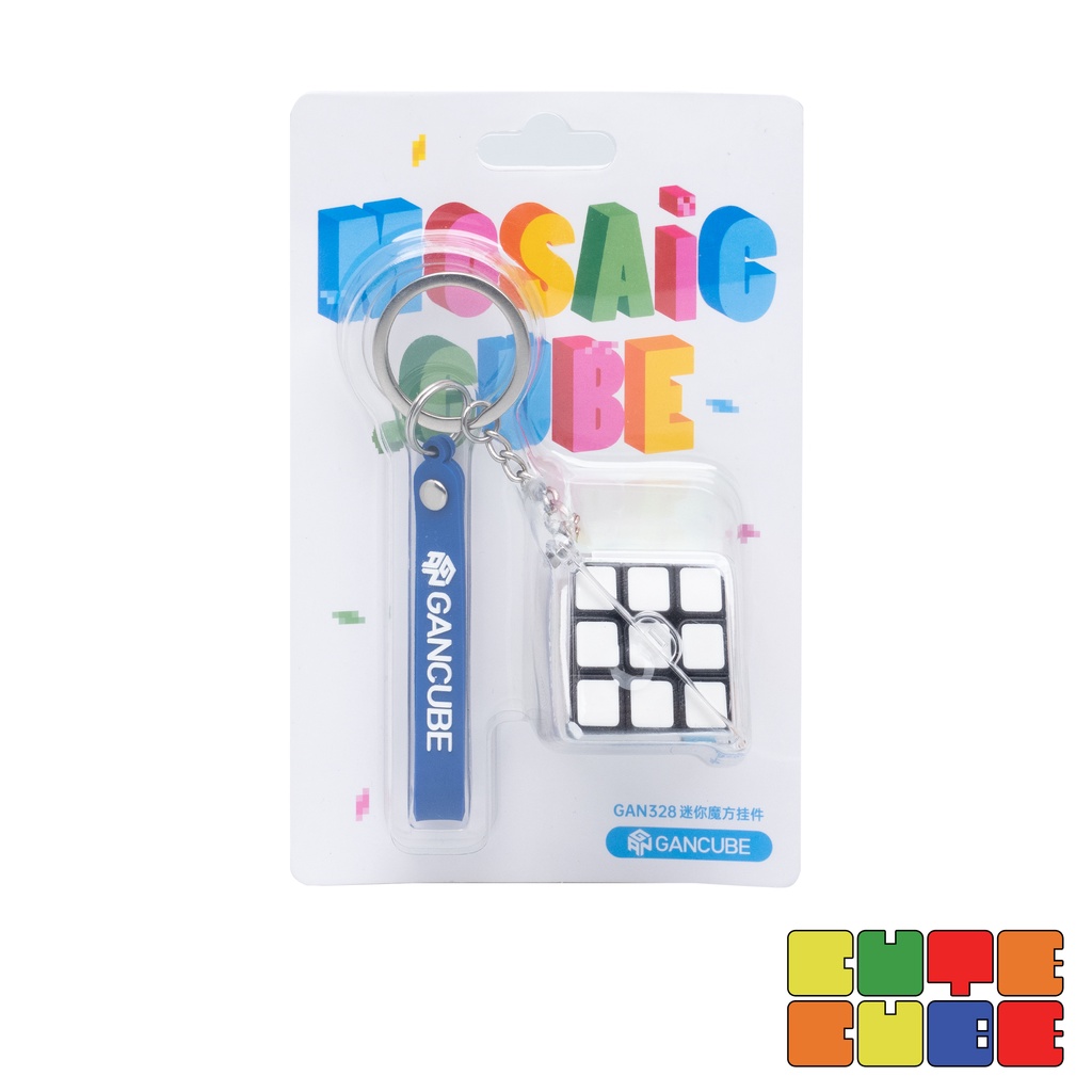 Rubik 3x3 GAN328 Mini Keychain Cube (Keychain) | CuteCube | Shopee ...