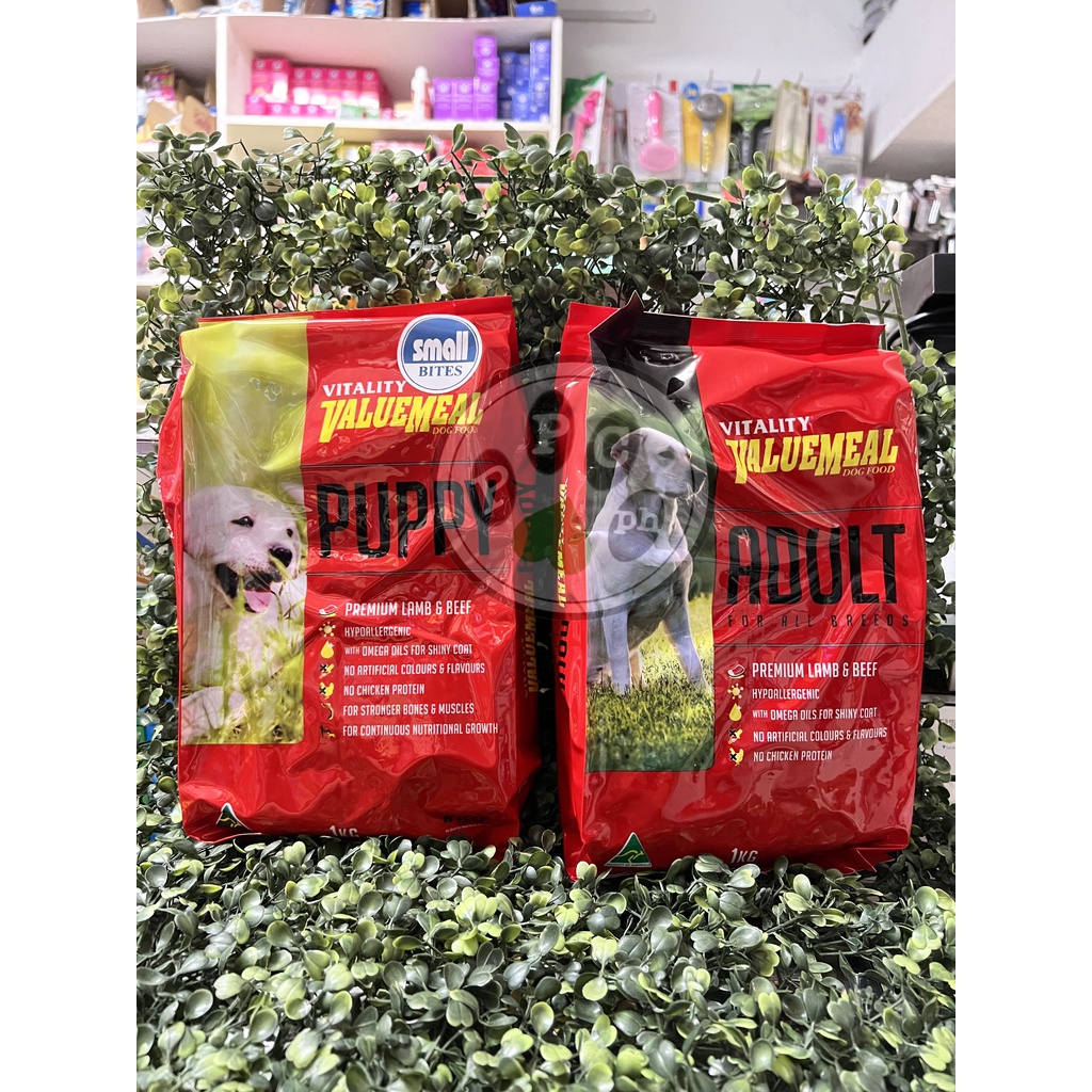 Vitality Value Meal Dog Food 1kg Original Pack Shopee Philippines