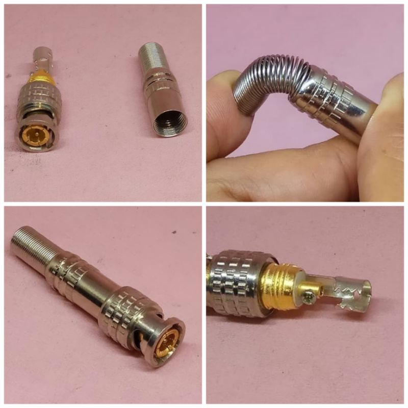 Bnc threaded connector jack BNC bolt tail i cctv connector connection ...