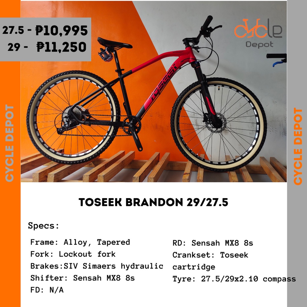 Toseek mtb online specs