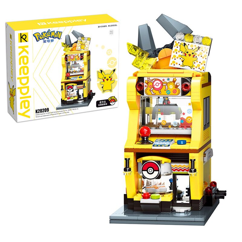 4 styles Pokemon DIY Building Blocks Figures Anime Cartoon Cute Pikachu