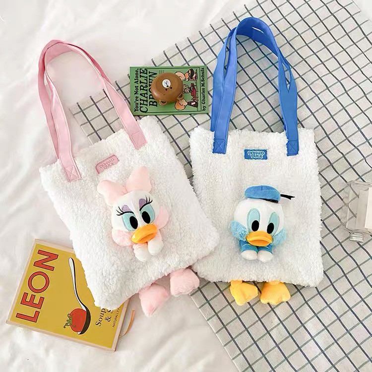 Donald Duck bag girls student baby kids toy stuffed toy | Shopee ...