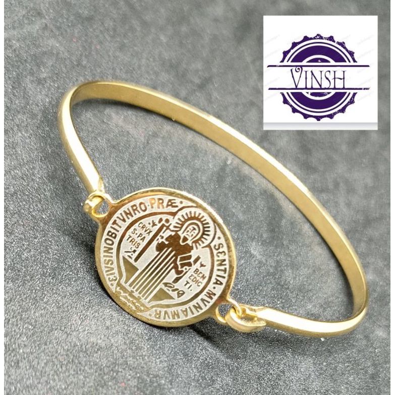 St benedict 2025 bangle bracelet