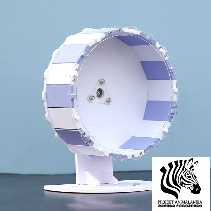 2021 New Acrylic WPC Colorful Hamster Wheel 13cm 15cm 21cm with