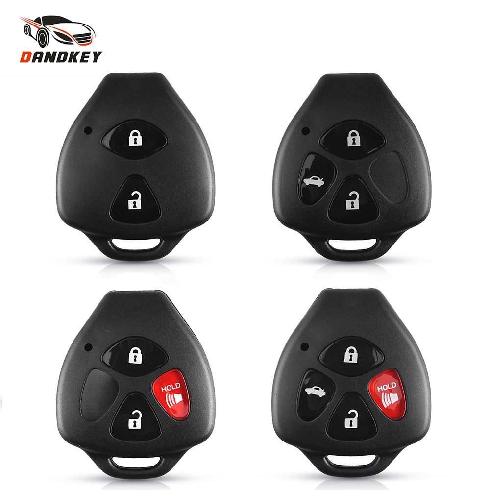 thumbnail image 2 of 2 Black Key Shell Cases For 2007-2011 Toyota Camry Avalon Corolla Venza – 4 Button 2 of 4