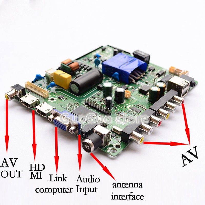 TVマザーボード、Lehua、V56.pb801 TV Motherboard 清々しく TV