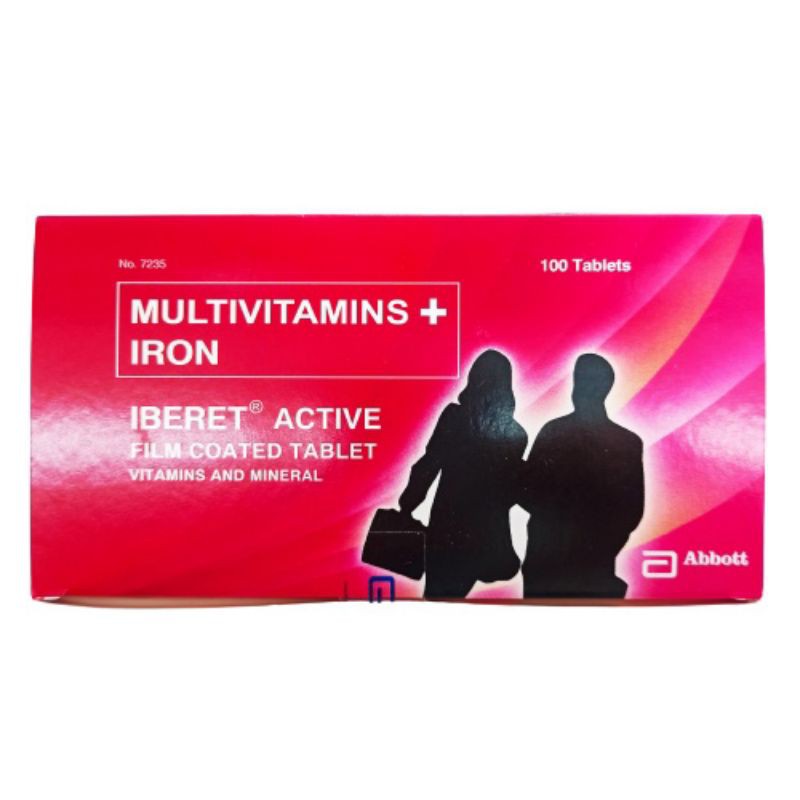 Iberet Active Multivitamins + Iron Shopee Philippines