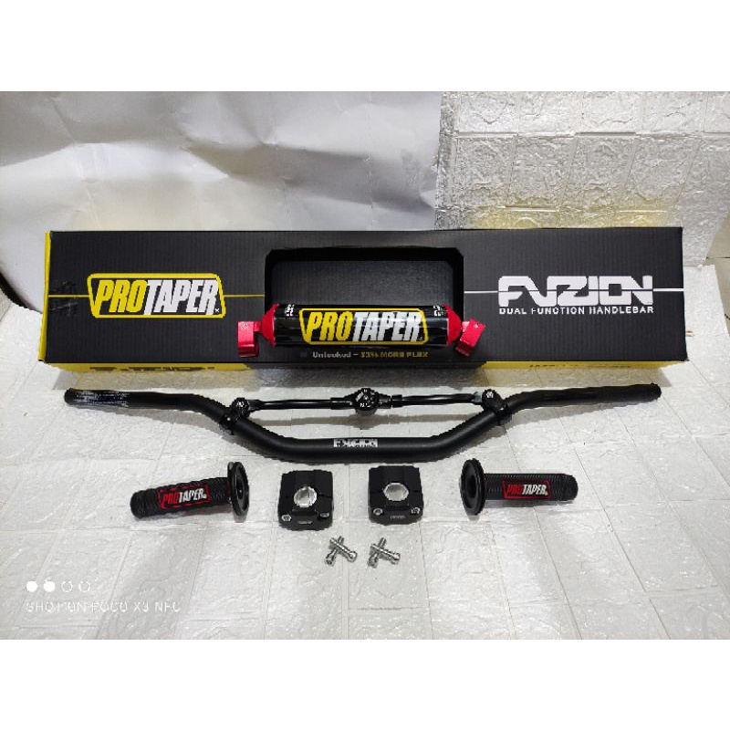 Fatbar protaper fuzion Handlebar set raiser Foam Round Handlebar And ...