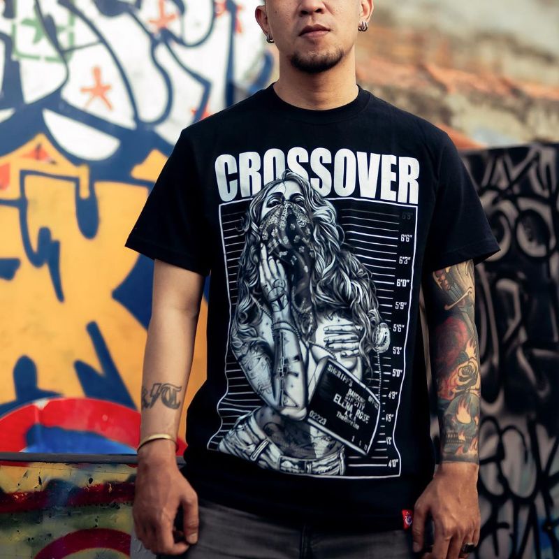 Bdg Original CROSSOVER T-Shirt - MUGSHOT | Shopee Philippines