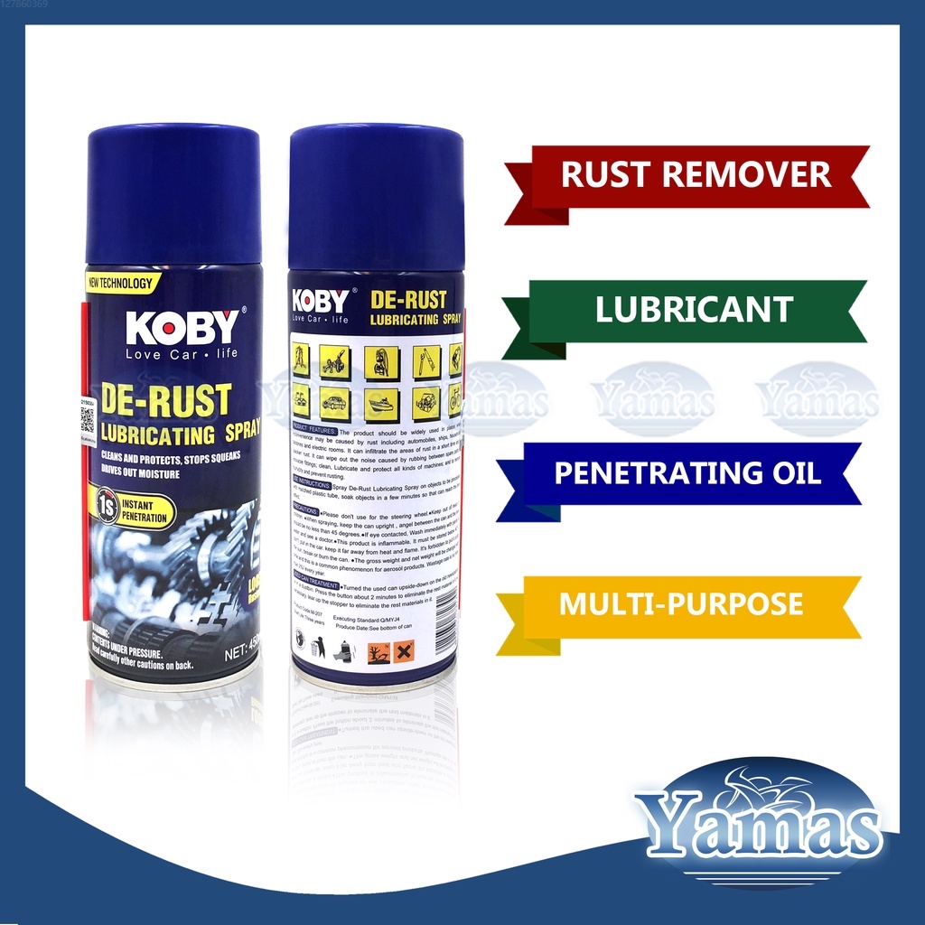 KOBY DE-RUST LUBRICATING SPRAY | Shopee Philippines