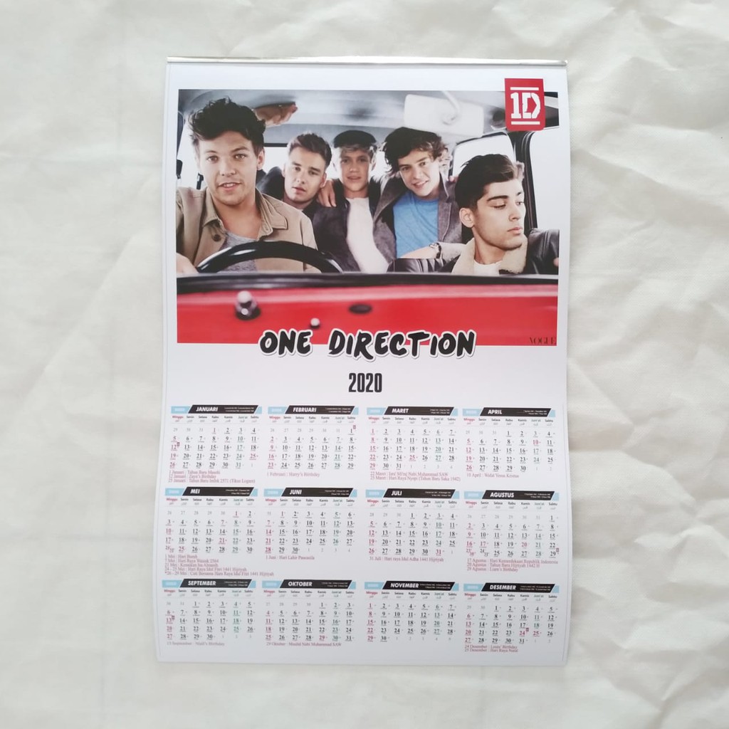 one direction 2022 calendar