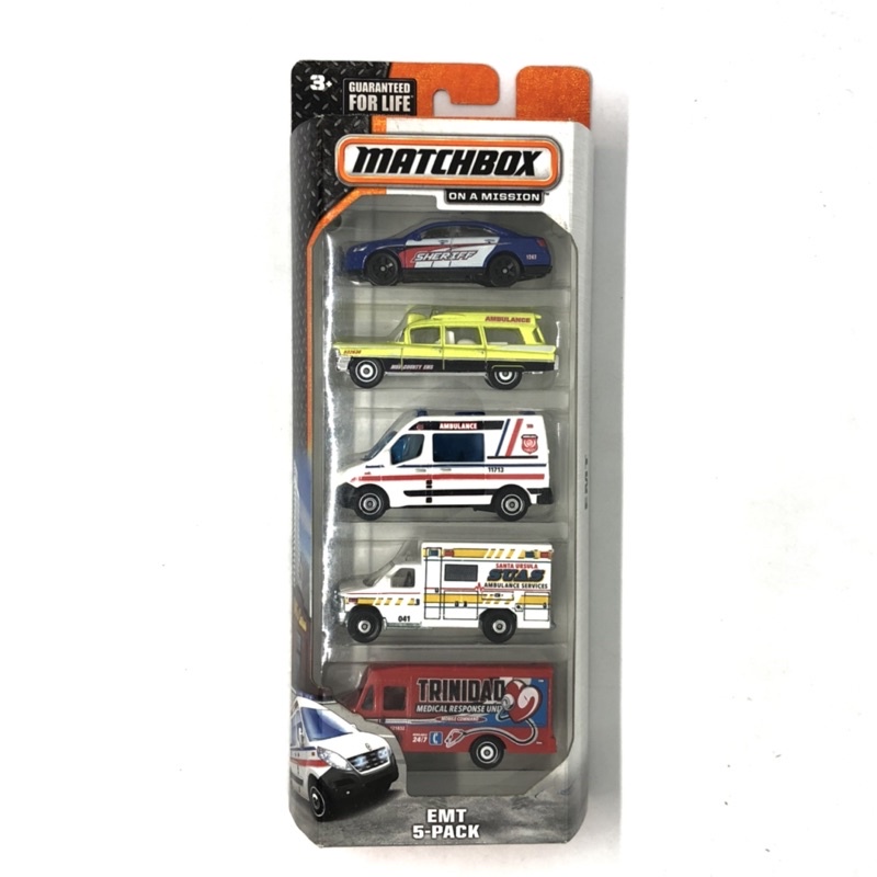 Matchbox EMT 5-Pack 1963 Cadillac Emergency | Shopee Philippines