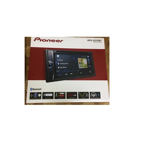 Pioneer AVHG225BT InDash DoubleDIN DVD Multimedia AV Receiver with 6