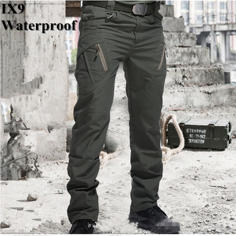 IX9 Waterproof Militar Tactical Pants Combat Trousers Mens Cargo ...