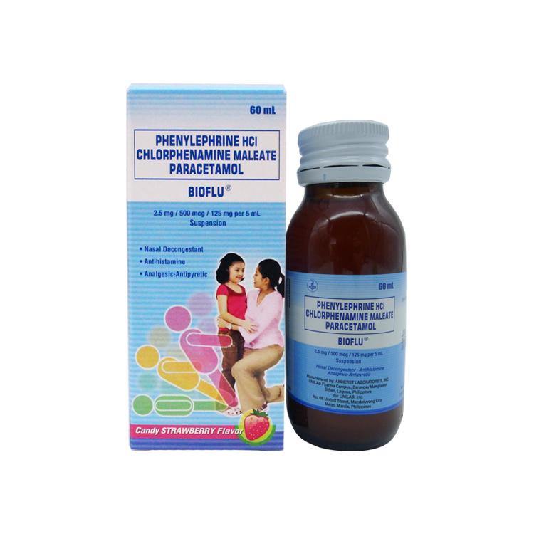 Bioflu 2.5 mg / 500 mcg / 125 mg / 60 ml Oral Suspension | Shopee ...