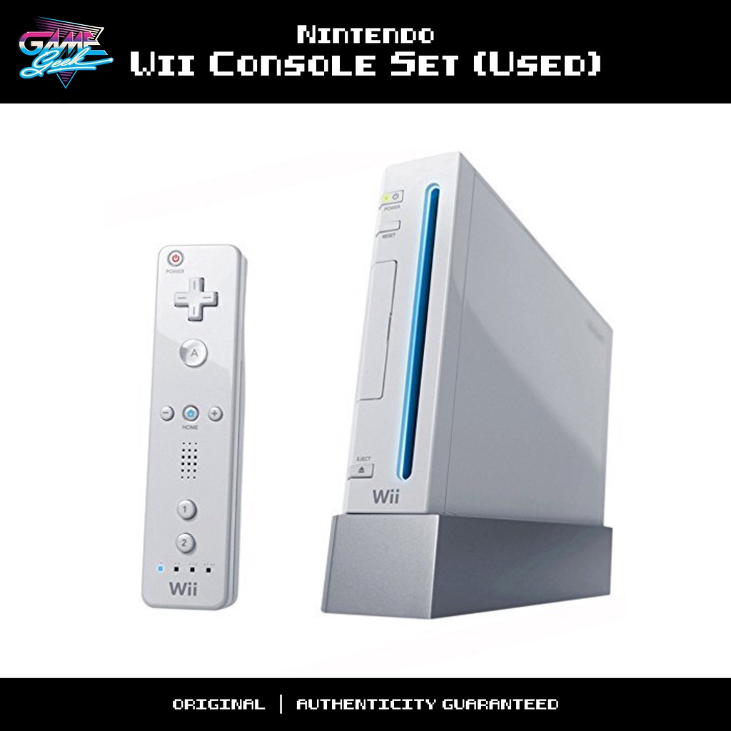 Used nintendo wii clearance console