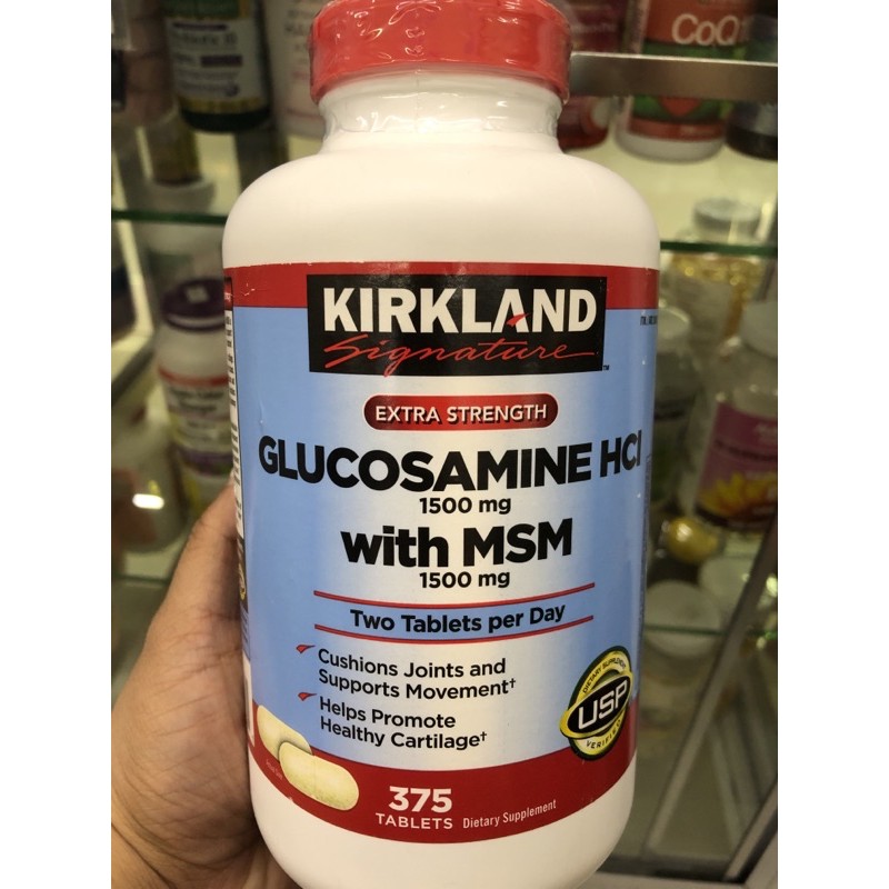 Kirkland signature glucosamine HCL 1500mg with MSM Shopee Philippines