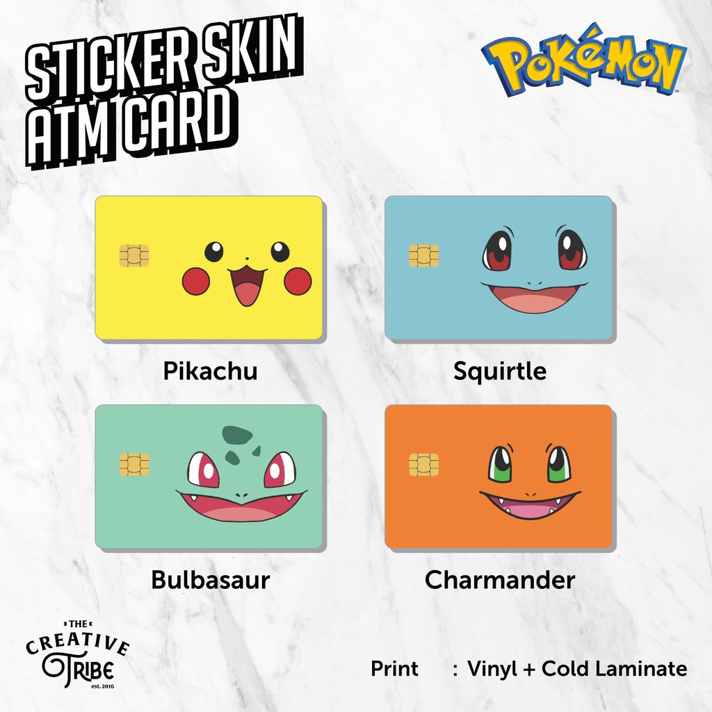 pokemon debit card skin Credit Card Sticker Pokémon 'Gnaw' Credit Card Skin Sticker