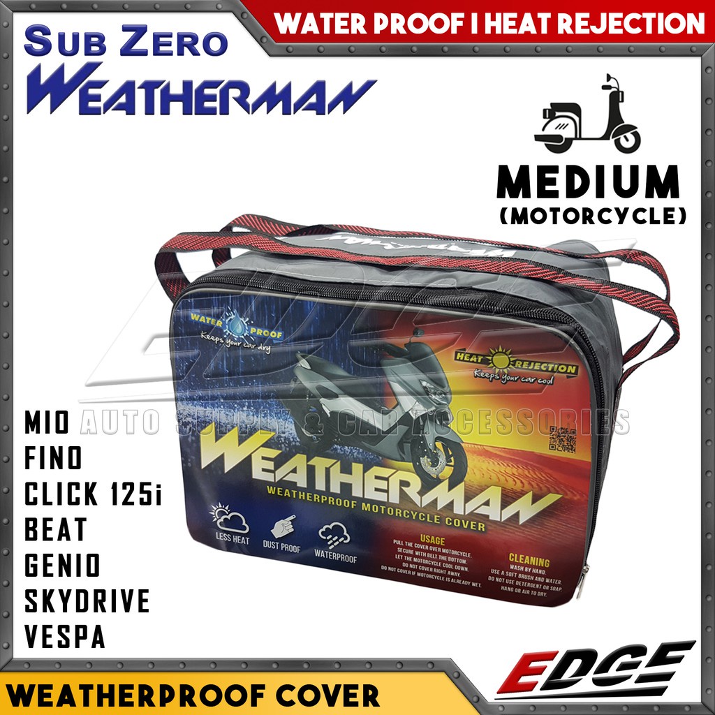 Weatherman Car Cover & Motorcycle Cover Waterproof Heat Resistant
