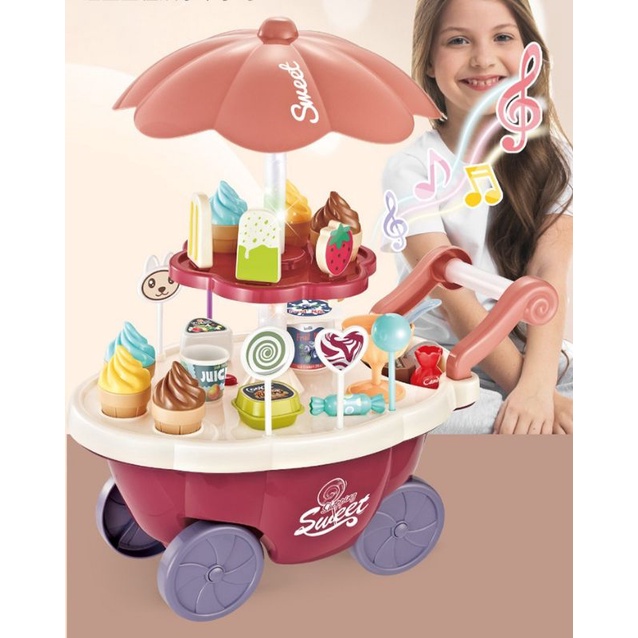 Beautiful RAINBOW SWEET CANDY TRUCK TOY WITH MUSIC AND LIGHTS | Shopee ...