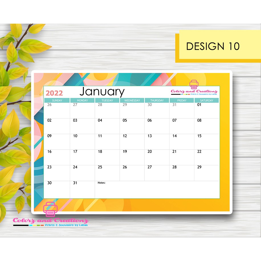 20242025 Personalized Desk Calendar Planner w/ Calendar Jacket Free