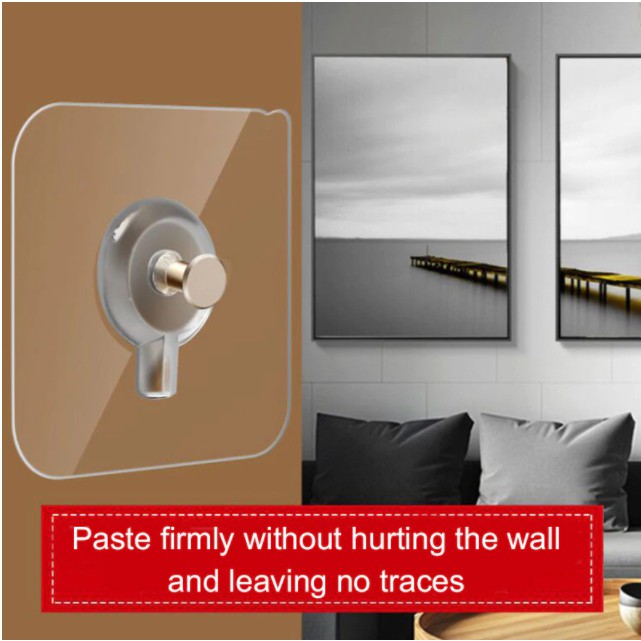 Adhesive Wall Screws Hanging Nails Wall Hook Self Adhesive No Drilling NonTrace Shopee