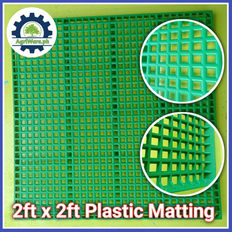 AW-017 - 2ft x 2ft Plastic Matting - Rabbit Plastic Matting - Anti-Sore ...