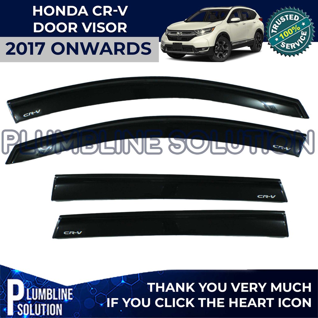 Honda CRV / CR-V 2017 - 2021 Door Visor / Rain Guard OEM Type Window ...