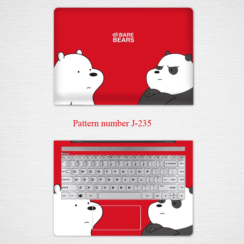 2pcs Universal Kumamon Laptop Stickers Decal Self-adhesive VINYL 12 13 ...