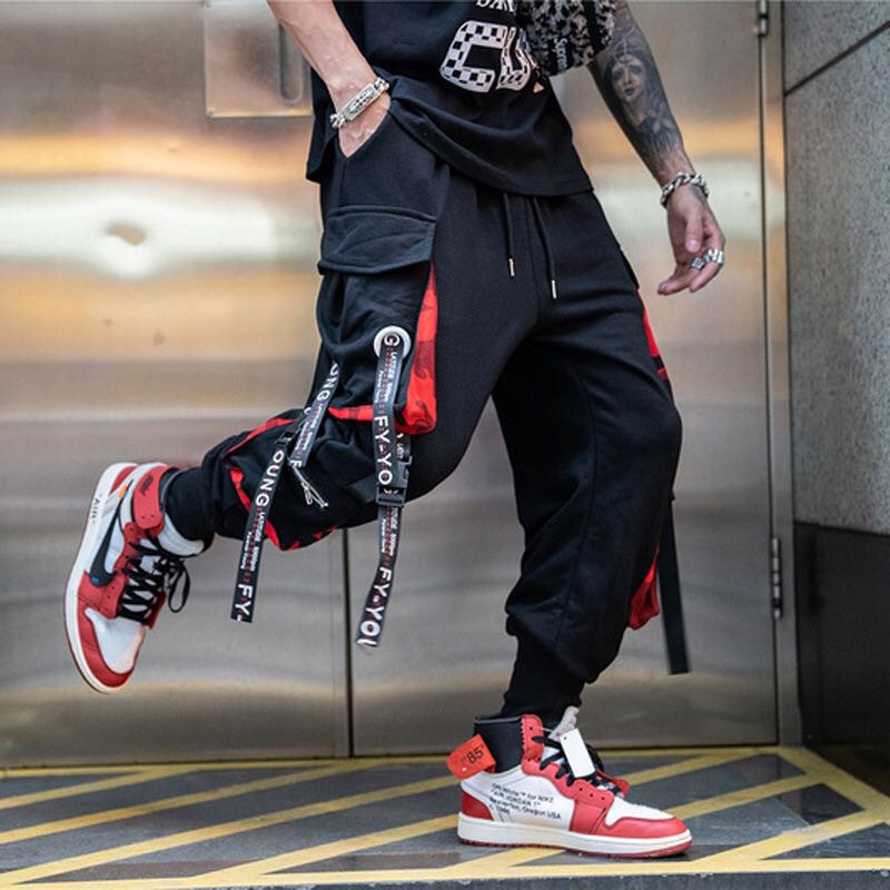 Mens hip discount hop cargo pants