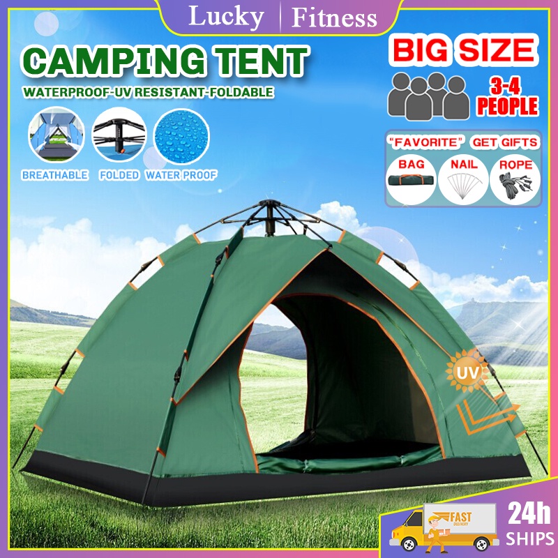 tent for camping tent Waterproof collapsible Fully Automatic Outdoor ...