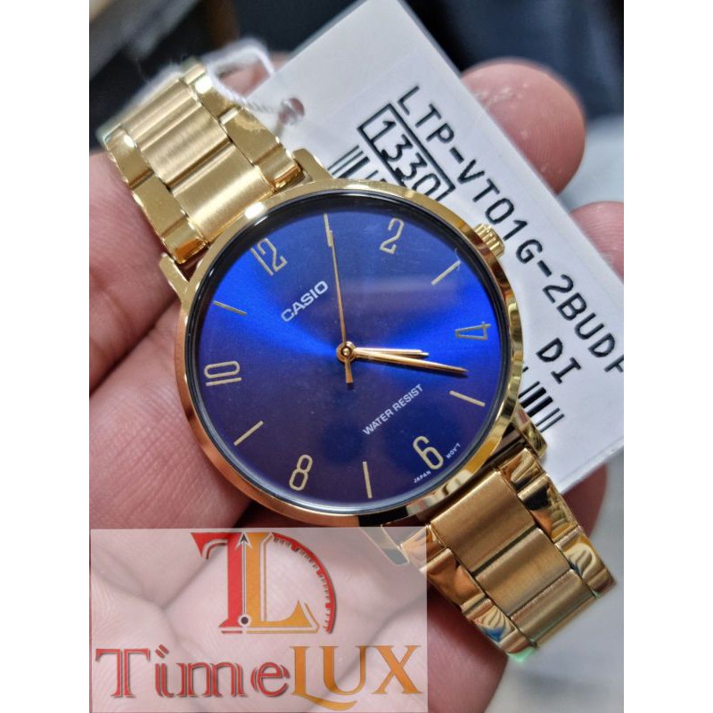 CASIO LADIES GOLD LTP VT01G 2B | Shopee Philippines